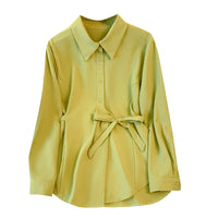 Large Lazy Style Long Sleeved Shirt For Women