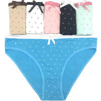 Women's printed low-rise briefs