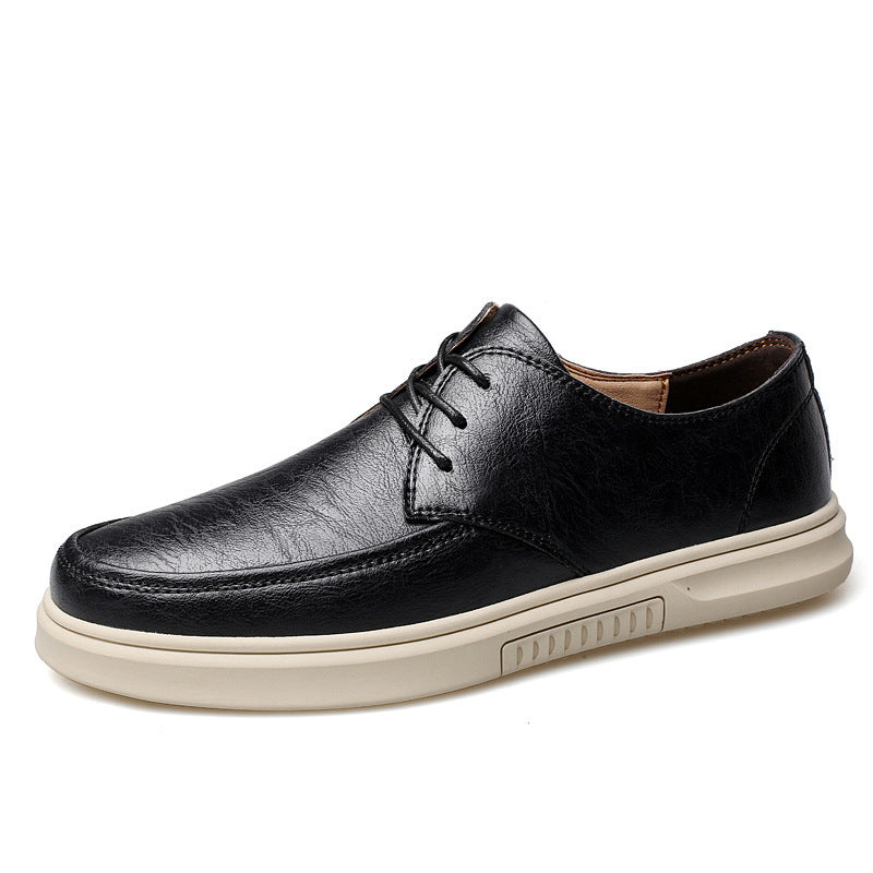 Men's Leather Leather Casual Versatile Single-layer Shoes