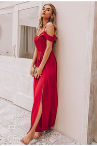 Jumpsuit off-the-shoulder sexy trousers