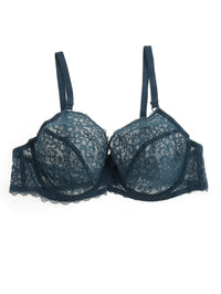 Ultra-thin Hollow Women's Large Chest And Small Lace Bra