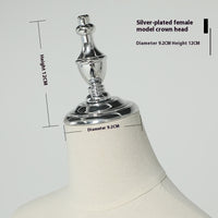 Model Head Cover Replacement Top Accessories Boys And Girls Electroplating Head Cover Gold Silver More Modeling