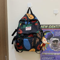 High School And College Student Mori Style Contrast Color Travel Backpack