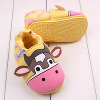 Cartoon antiskid rubber sole baby shoes