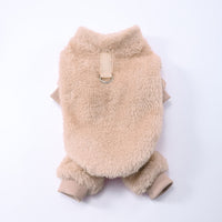 Polyester Pet Solid Color With Fur Clothes