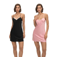 Satin Chiffon Camisole Nightdresscasual, Comfortable Loungewear
