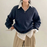 Women's Pullover Mid-length Warm Top