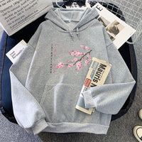 Womens Fashionable Printed Casual Loose Hoodie