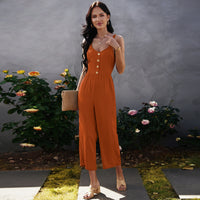 Women's Strapless Back Ninth Jumpsuit Women