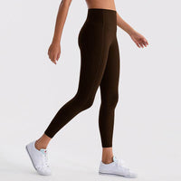Outdoor Sports High Waist Hip Lift Fitness Running Tight Breathable Sports Pants