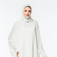 New muslim worship service bat robe with hijab