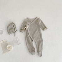 Children's Men's And Women's Striped Long-sleeve Jumpsuit
