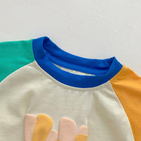 Children's Round Neck Thin Triangle Rompers