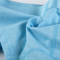 Men's Low Waist Solid Color Cotton Breathable Comfortable Boxers Underwear Boxer