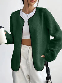 Fashion Casual Solid Color Women's Cardigan Short Jacket