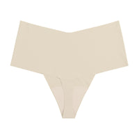 Women's High Waist Seamless Ice Silk T-shaped Cotton Crotch Underwear