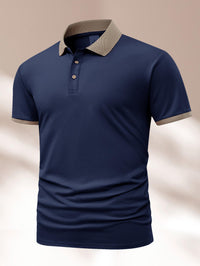 Summer Polo Shirt Printed T-shirt Short Sleeve High-end Lapel