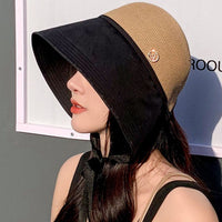 Sunshade Dome Wide-brimmed Face-covering Bucket Hat