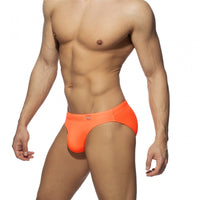 Men's Low Waist Lace Solid Color Nylon Swimming Trunks