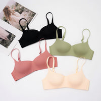 Thin And Comfortable Underwear Without Steel Ring Glue Half A Cup Of Bra