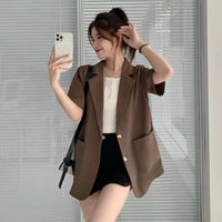 Women's Short-sleeve Suit Jacket New Summer Style