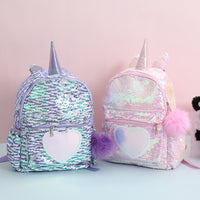 Children's Symphony Hairball Sequin Backpack School Bag
