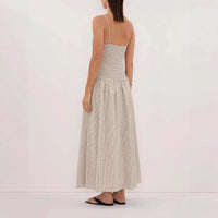 V-neck Slip Loose-fit Womens Dress