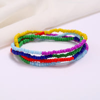 Women's Colorful Beaded Elastic Waist Chain