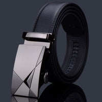 Mens Genuine Leather Belt With Automatic Buckle