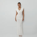 Women's Elegant Sophisticated Solid-Color Dress