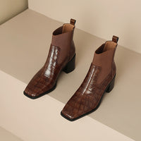 New Autumn Winter Niche Light-luxury Vintage Womens Shoes