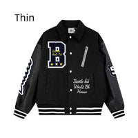 Men's Baseball Jacket With Cotton