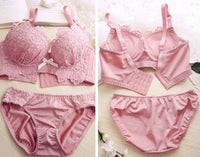 Lace Sexy Deep V Gather Underwear Without Steel Ring