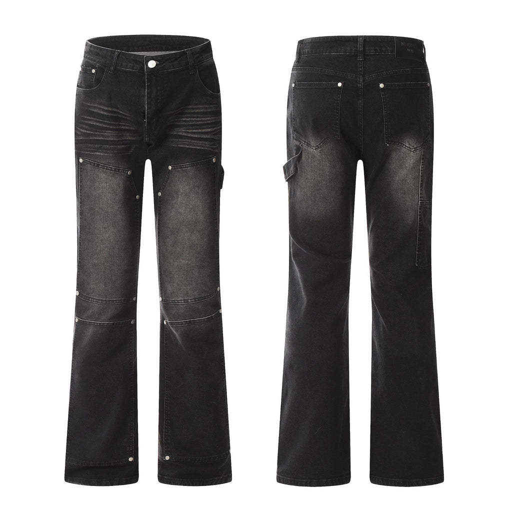 Washed High Street Vintage Jeans Men's Skinny Jeans