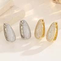 Women's European And American-style Micro-pave Cubic Zirconia Earrings