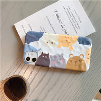 Compatible with Apple , Cute cartoon soft shell