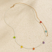 Holiday Style Single Layer Daisy Woven Waist Chain