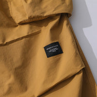 Multi-pocket drawstring overalls