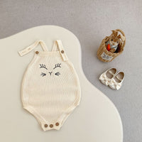 Baby Cat Embroidered Knitted Strap
