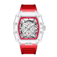 Wholesale Fashionable Transparent Mens Watches Waterproof Timepieces