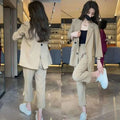 Women's Stylish And Elegant Suit Set Formal Pants And Casual Jacket