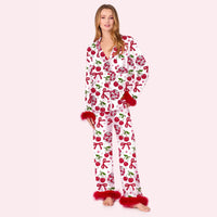 Womens Loose-fitting Casual Top And Pants Set