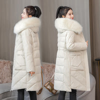 Temperament Slim Women's Warm Pure Color Jacket