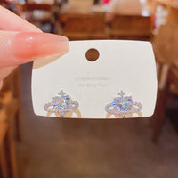 Retro Stud Designer Touch Statement Drop Earrings