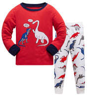 Long-sleeved Cotton Children's Pajamas Air-conditioning Clothes