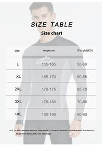 Men's One-piece Swimsuit Tight Long Sleeve Sun Protection Quick-drying