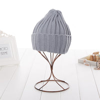 Lovers knitted hat candy color