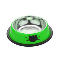 Stainless steel pet bowl