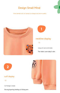 Style Spring And Autumn New Girls' Long Sleeve Children's Suit