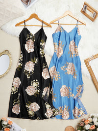 Womens Sexy Long Nightgown And Loungewear Set